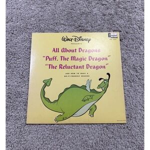 Disney Presents‎ All About Dragons 1966 Original Vinyl Album - Thurl Ravenscroft